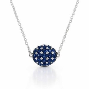 Sapphire Ball Pendant