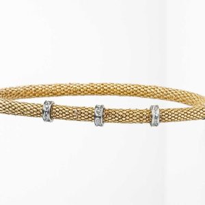Gold And Sapphire Bracelet