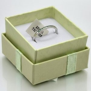 Emerald Minimalist Ring