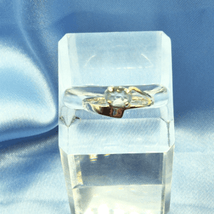 Blue Topaz and Sterling Silver Ring